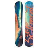 5th Element Afterglow Snowboard for Women Hybrid Rocker Design-All Mountain Performance for Beginners and Intermediate Snowboarders (150cm)
