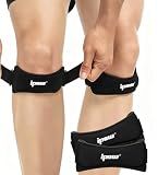 IPOW 2 Pack Patellar Tendon Support Strap for Knee Brace, Knee Support and Pain Relief