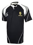 LFR LIVE FOR RUGBY Malham USA Scotland Jersey Polo Breathable Shirt Rampant Lion (Medium) Navy