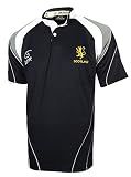 Live For Rugby Men's Rampant Lion Breathable Rugby Shirt Large Navy