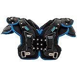 CHAMPRO Gauntlet II Football Shoulder Pads, Medium,Black