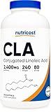 Nutricost CLA (Conjugated Linoleic Acid) 800mg, 240 Softgels