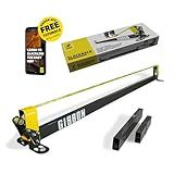 GIBBON Slackrack Classic Slackline - Freestanding Outdoor or Indoor Slackline - Slack Line for Kids & Adults - Balance Trainers, 7 or 10 Feet Setup