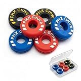 PHX Grove Tire-Shaped Tennis Dampener for Racket Strings with Storage Box