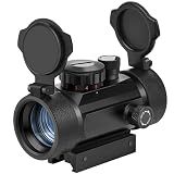 EZshoot Red Green Dot Sight Red Dot with Lens Cap 20mm Picatinny Rail Mount