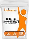 BulkSupplements.com Creatine Monohydrate Powder - Creatine Supplement, Micronized Creatine 1kg, Creatine Powder - Unflavored & Gluten Free, 5g (5000mg) per Servings, 1kg (2.2 lbs) (Pack of 1)
