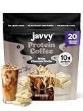 Javvy Protein Coffee for Cold Brew & Iced Coffee, White Chocolate Mocha