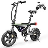 AYOLNY Electric Bike for Adults, 1000W Peak Motor 14" Foldable Ebike