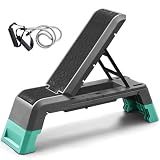 leikefitness Exercise Step Platform, Multifunctional Aerobic Deck