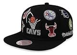 Mitchell & Ness Eastern Conference New Deadstock NBA All Over Teams Black Snapback Era Hat Cap