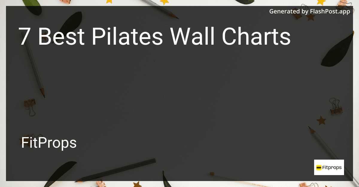7 Best Pilates Wall Charts in 2025 image