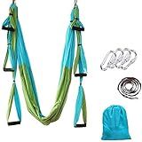 Ovyuzhen Aerial Yoga Hammock,Ultra Strong Yoga Swings Set Trapeze Extension,Antigravity Ceiling Hanging Sling Inversion Exercises