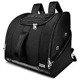 OutdoorMaster Boot Bag POLAR BEAR - 50L Ski Boots and Snowboard Boots Bag, Excellent for Travel with Waterproof Exterior & Bottom - for Men, Women and Youth - Black
