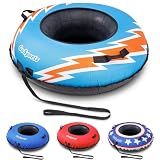 GoSports 44 Inch Heavy-Duty Winter Snow Tube with Premium Canvas Cover - Commercial Grade Sled - Retro