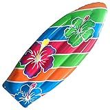 ArtCreativity 34" Luau Surfboard Inflate, Inflatable Surfboard for Beach, Tropical and Luau Party Decorations, Inflatable Pool Toy for Kids and Adults