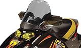 PowerMadd 13042 Cobra Windshield for Ski Doo Rev Fairing Mount - Tinted with black edge - Tall height