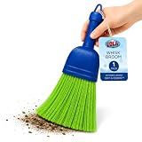 LOLA Whisk Broom, Hand Brush, Durable Bristles, Whisks Away Dirt & Debris, Compact, Hang Hole for Easy Storage, Indoor/Outdoor, 1 Count