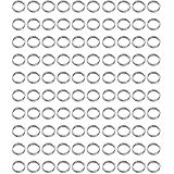 LeFeng 2BA Dart Shaft Steel O-Rings, 100 Pcs, Stainless Steel