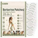 TAIYLL GLPLUS-1 Patches,Berberine Patch, Moringa Microdarts Berberine +NAD Patches, 20-in-1 Nano Patch with L Glutamine, Chromium, Moringa,Pomegranate and Cinnamon for Men & Women - 60Pcs