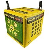 Morrell Targets 4-Sided Double Duty Field Point Archery Shooting Bag – Portable Backyard & Outdoor Target for Bows up to 500 FPS with 50+ Bullseye Points