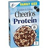 Cheerios Protein Cereal, Cookies and Crème, 8g Protein, Family Size, 15 oz