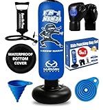 Marwan Sports Inflatable Punching Bag for Kids – 5-in-1 Birthday Set with Gloves, Pump & Fast Rebound – Fun Active Toy for Boys Ages 4-12