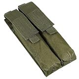 ACEXIER Tactical Double Magazine Pouch for P90 - Molle-Compatible Dual Mag Holder | 600D Nylon | Airsoft, Hunting