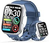 Smart Watch for Men Women (Answer/Make Call), 1.95" Touch Screen Fitness Tracker with Heart Rate/Sleep Monitor, IP68 Waterproof Smartwatch for Android iOS, Fitness Watch with 120+ Sports Modes, Blue