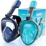 Greatever Full Face Snorkel Mask, Snorkeling Gear for Adults Youth