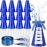 Rotatingpals 12 Pcs Blue Cheer Megaphone Bulk