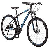 Schwinn GTX 2 Hybrid Bike, 700c Mens and Womens Bike, 21-Speed Hybrid Bicycle, Aluminum Dual-Sport Frame, Suspension Fork, Mechanical Disc Brakes, Adult Bicycle