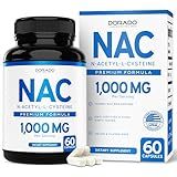 NAC Supplement (60 Capsules, 1000mg Per Serving) Premium NAC Supplement N-Acetyl Cysteine Capsules for Men and Women for Immune Support - Vegan Safe, Third Party Tested - Non GMO & USA Made