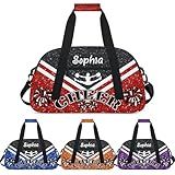 Cheer-Bag for Girls Custom Name Cheerleading Duffel-Bag for Cheerleaders Cheer-Gifts Red Travel Bag