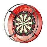 Target Darts Corona Vision Dartboard Lighting System, Black Frame | White LED Dart Board Surround Ring Light with Magnetic Feet | Shadow Eliminating Dartboard Light | Professional Darts Accessories
