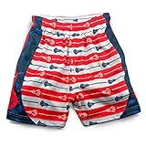 ChalkTalkSPORTS Lacrosse Shorts - Athletic Shorts for Lacrosse Players - Patriotic - Youth Medium