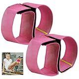 RJLCTH 2 Pairs Gymnastics Tumbling Trainer Sticky Toes Bands, Adjustable Ankle Sticky Toes for Gymnastics for Back Flip Tuck Skills Training for Kids and Adult,Trainer Aid Cheerleading Dance