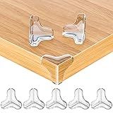 8 Pack Large Clear Corner Protectors for Baby Proofing Furniture - Table Edge Guards and Bumpers