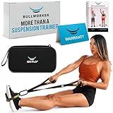 Bullworker ISO-FLO Suspension Trainer Straps, Portable Home Gym for Full Body Strength Training, Isometric Exercise Equipment and Self Resistance Band, Cable Machine for Chest, Arms, & Back Workouts