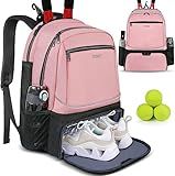Ytonet Tennis Bag Tennis Backpack for Women Men 2 Rackets
