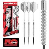 RED DRAGON Javelin Original 24g Tungsten Darts Set with Dart Flights and Dart Shafts (Stems)