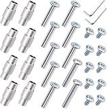 TOBWOLF Inline Skate Replacement Shaft Kit, 30PCS Aluminum Alloy Axle Set