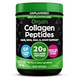Orgain 20g Hydrolyzed Collagen Peptides Powder, Unflavored, 1lb