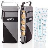 Falcona Wild Golf Cooler Bag Plus 2 Ice Packs - Keeps Drinks Cold for Hours