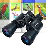 30x50 High Powered Binoculars for Adults, Waterproof Compact Binoculars with Low Light Vision for Bird Watching Hunting Football Games Travel Stargazing Cruise, Christmas Birthday Gifts for Men
