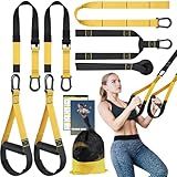 Home Resistance Training Kit, Bodyweight Resistance Bands with Handles, Door Anchors, Heavy Powerlifting Strength Workout Straps Full Body Complete Home Gym Workout Equipment