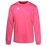 Umbro Youth Check Goalkeeper Jersey, Azalea Pink, Youth Large