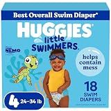 Huggies Little Swimmers Swim Diapers Size 4, 18 Count