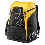 TYR Alliance Backpack - Wet/Dry Athletic Gym and Pool Bag for Men and Women - Separate Wet/Dry Compartments, 45L Capacity, Ergonomic, Water-Resistant - Available in Team Colors