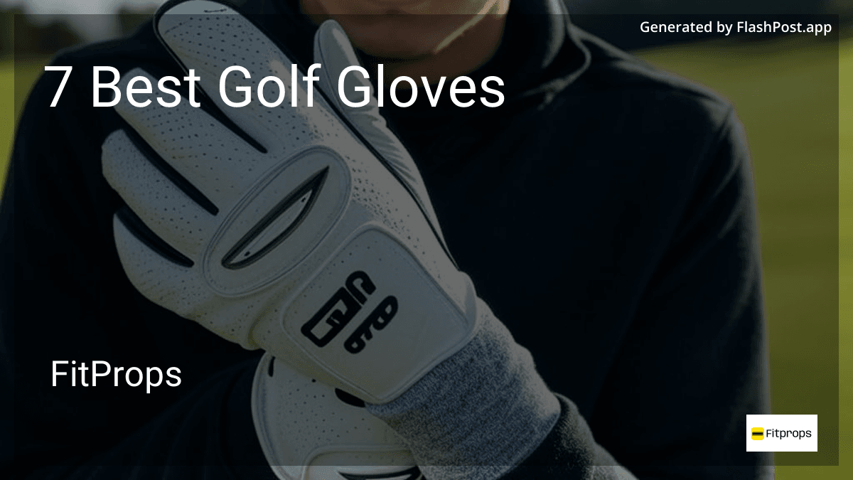 7 Best Golf Gloves in 2025 image