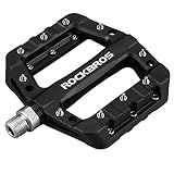 ROCKBROS Nylon Fiber Bike Pedals Lightweight Platform MTB BMX 9/16"